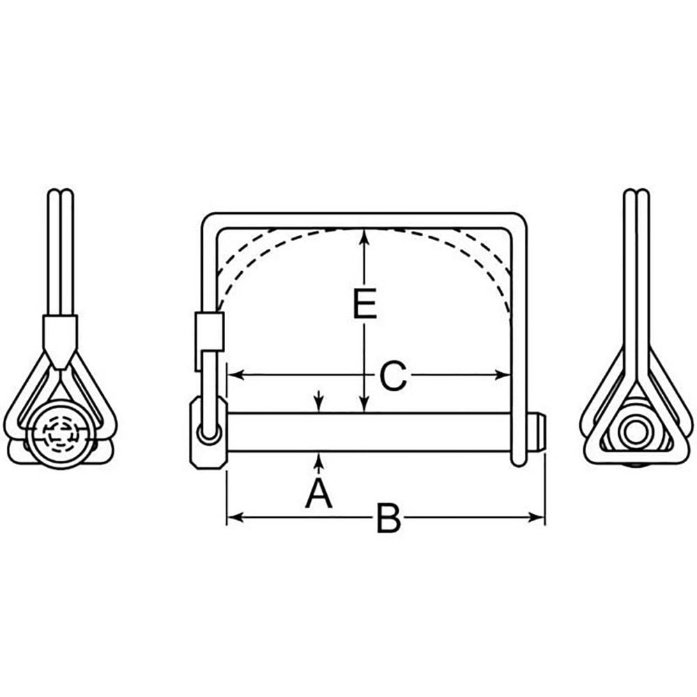 Value Collection - Snap & Locking Pins; Pin Diameter: .313; Overall ...