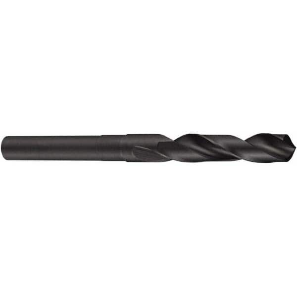 Drill America 1-11/32" Reduced Shank High Speed Steel Drill Bit with 1/2" Sha...