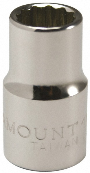 Paramount Deep Hand Socket: 1/4" Drive, 5 mm Socket, 12-Point - Chrome Finish | Part #PAR-R2133