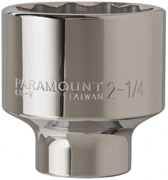 Paramount PAR-34SKT-214 2-1/4", 3/4" Drive, Standard Hand Socket 