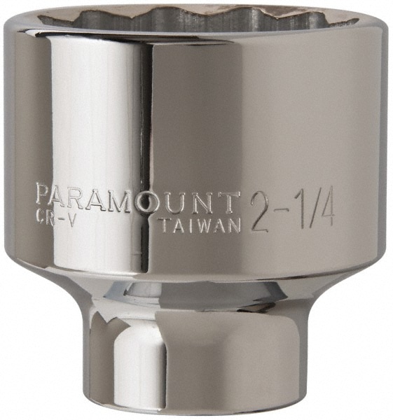 Paramount PAR-34SKT-214 2-1/4", 3/4" Drive, Standard Hand Socket Image