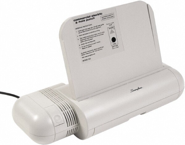 Paper Punches; Type: 28 Sheet Three Hole Electric Punches ; Color: Silver; Platinum ; Sheet Capacity: 28