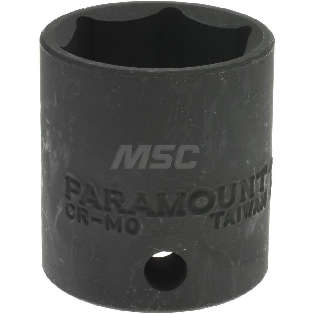 Paramount Impact Socket 3/8" Drive, 13/16" Socket, Hex Drive MSC