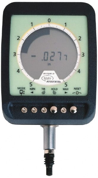 Mahr 2033112 Electronic Drop Indicator: 0 to 0.1" Range 