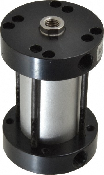 Parker 1.12NLP92.00 Double Acting Rodless Air Cylinder: 1-1/8" Bore, 2" Stroke, 250 psi Max, 1/8 NPT Port, Head or Cap Mount Image