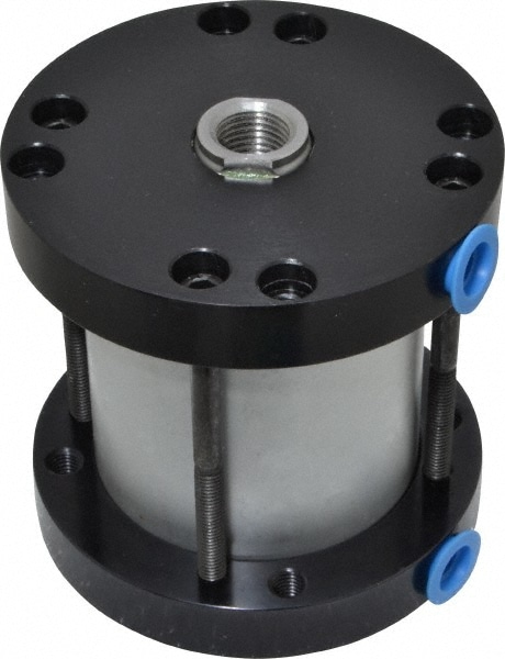 Parker 2.00NLP92.00 Double Acting Rodless Air Cylinder: 2" Bore, 2" Stroke, 250 psi Max, 1/8 NPT Port, Head or Cap Mount Image