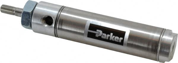 Parker 0.56DSR01.50-pack2 9/16 Bore Diameter with 1-1/2 Stroke Stainless Steel Pack of 2 Nose Mounted Air Cylinder 
