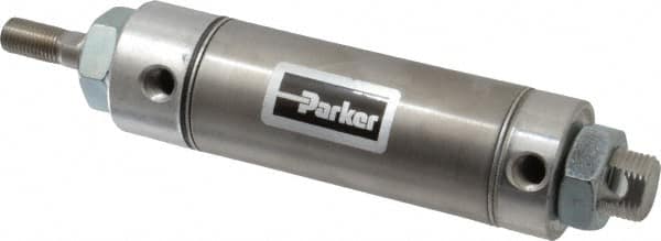 Parker 1.50Dpsr05.00 1-1/2" Bore Round Double Acting Air Cylinder 5" Stroke 