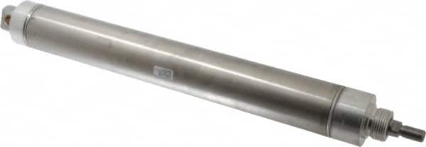 12 1/4" Stroke 2 1/2" Bore Double-Acting Round Body Air Cylinder 1/4" NPT 