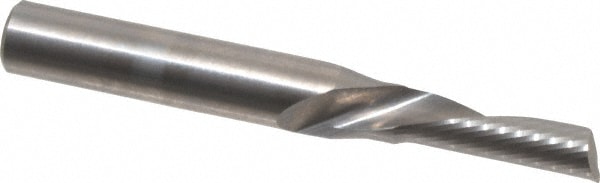 Onsrud 62-618 Spiral Router Bit: 0.1875" Dia, 0.625" LOC, 1/4" Shank Dia, Downcut Image