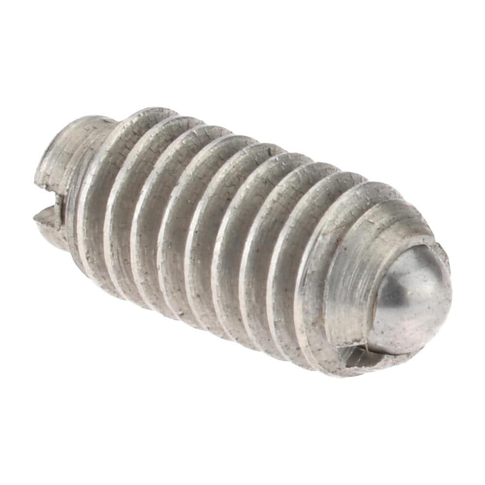 Threaded Ball Plunger: 8-36, 0.093" Ball Dia, 11/32" Body Length, 0.025" Max Ball Reach