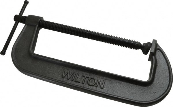 Wilton 22007 Light-Duty 10" Max Opening, 3-5/8" Throat Depth, Ductile Iron Standard C-Clamp 