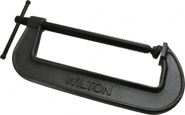 Wilton 22007 Light-Duty 10" Max Opening, 3-5/8" Throat Depth, Ductile Iron Standard C-Clamp Image