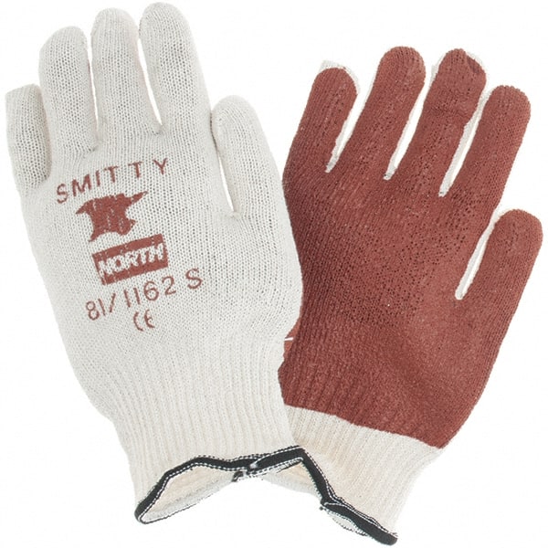 General Purpose Work Gloves: Small, Nitrile Coated, Cotton Blend