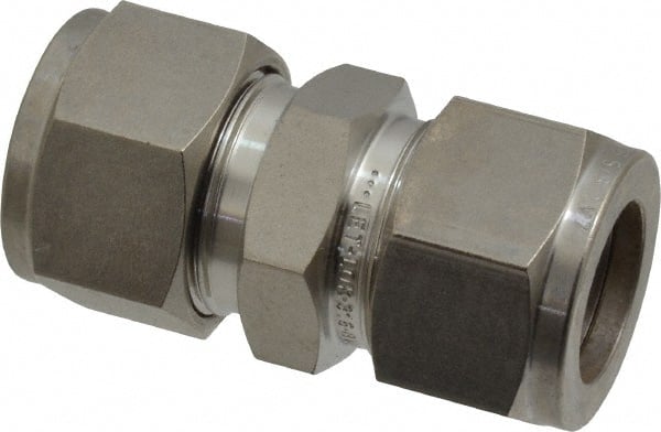Ham-Let-Lok® 5/8" x 5/8" Tube OD UNION STRAIGHT Compression 316 Stainless Steel