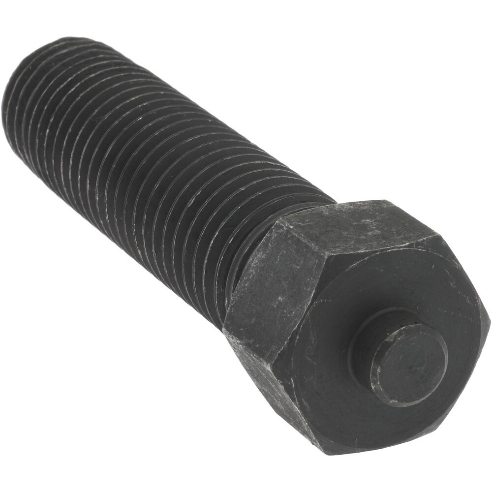 3/4-10 Thread, 7/8" Size, 3-1/2" Long, Black Oxide Coated, Steel, Lead Alloy Clamp Rest & Support