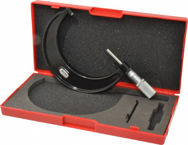 Starrett 3 to 4" Range, 0.0001" Graduation, Mechanical Outside Micrometer - Friction Thimble, Accurate to 0.00005" | Part #68021