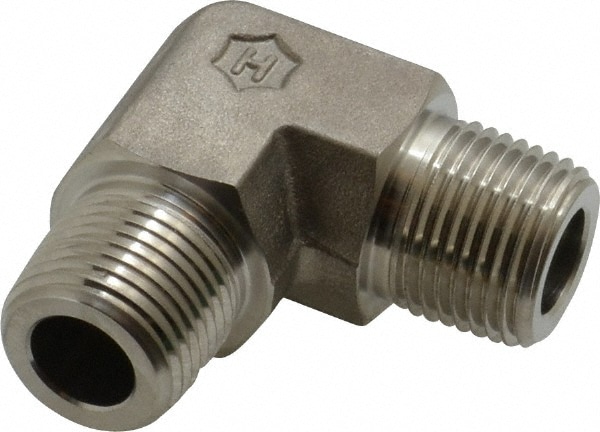 Pipe 90 ° Male Elbow: 3/8" Fitting, 316 Stainless Steel