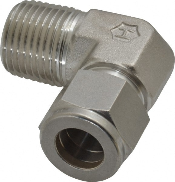 Parker - Compression Tube Connector: 1/16-27″ Thread, Compression x MNPT -  63033278 - MSC Industrial Supply