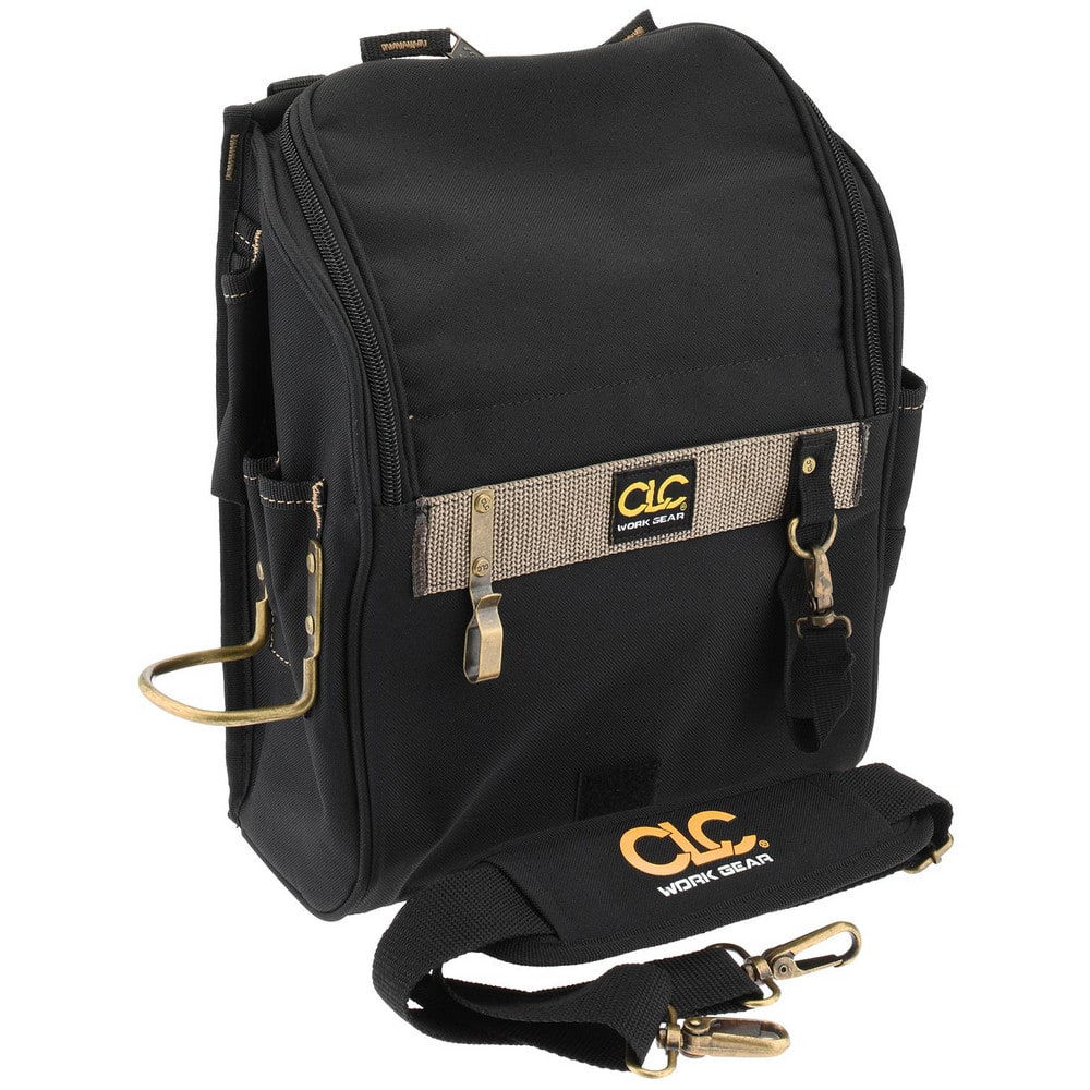 CLC 1509 Tool Pouch: 21 Pockets, Polyester, Black 