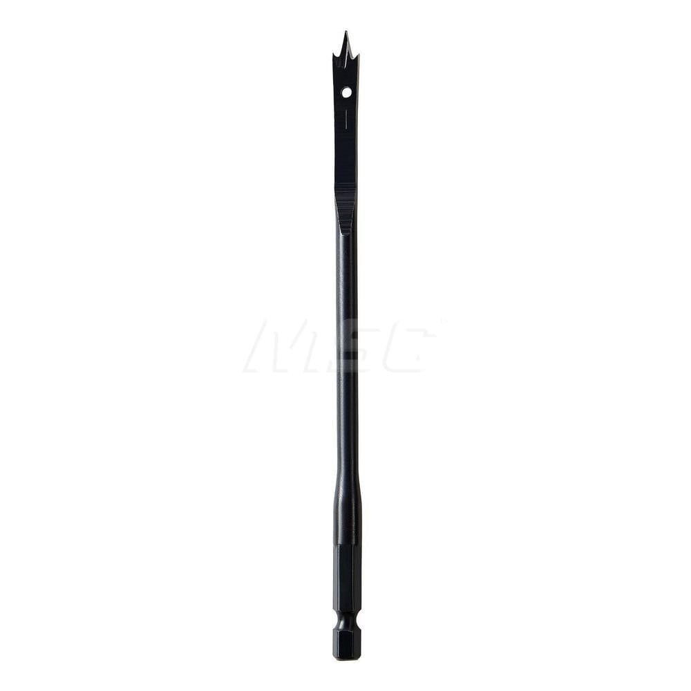 Spade-Blade Drill Bit: 1/4" Drill Bit, High Speed Steel