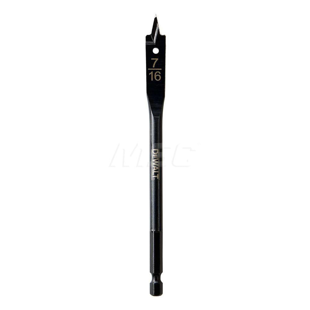 Spade-Blade Drill Bit: 7/16" Drill Bit, High Speed Steel