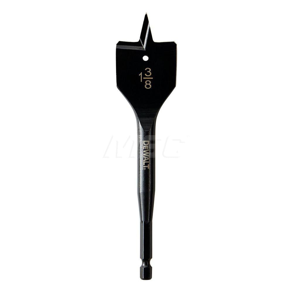 Spade-Blade Drill Bit: 1-3/8" Drill Bit, High Speed Steel