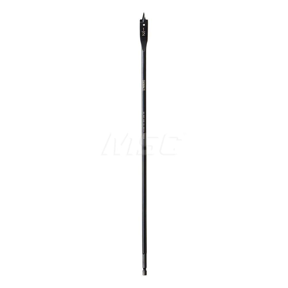 Spade-Blade Drill Bit: 1/2" Drill Bit, High Speed Steel