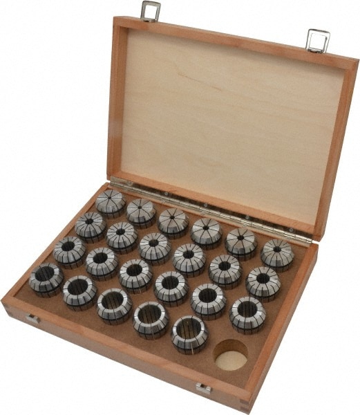 Parlec ER40-S023 Collet Set: 23 Pc, Series ER40 Image