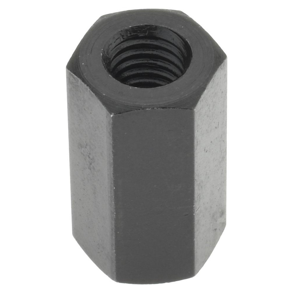 M8x1.25 Thread, 24mm OAL Steel Standard Coupling Nut