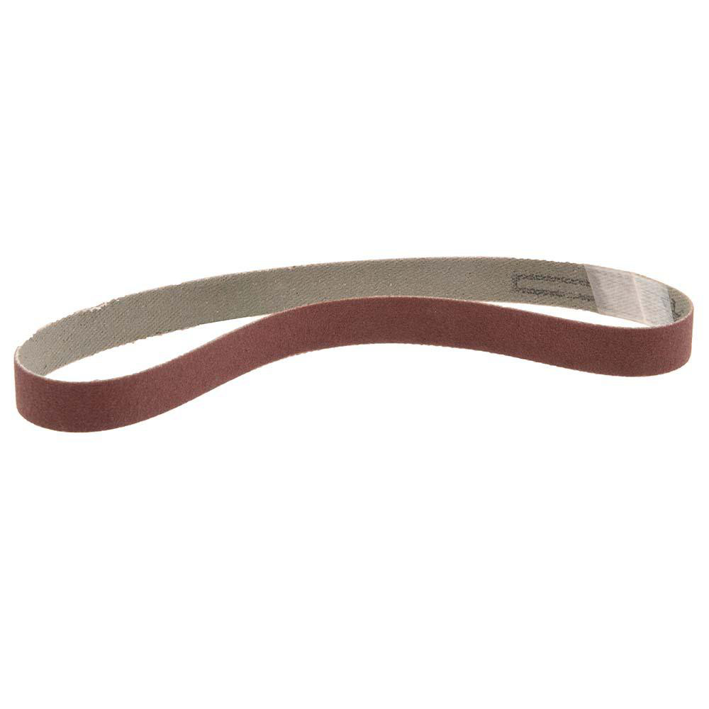 TruMaxx Abrasive Belt 3/8" Wide, 24" OAL, 120 Grit, Aluminum Oxide