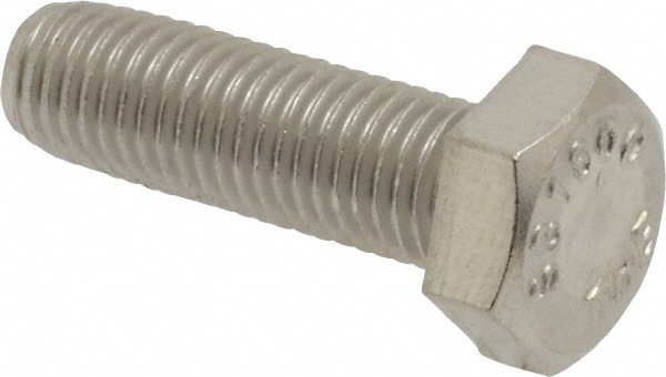 Value Collection R80064299 Hex Head Cap Screw: 5/16-24 x 1", Grade 316 Stainless Steel, Uncoated Image