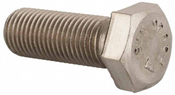 Value Collection R80064421 Hex Head Cap Screw: 3/8-24 x 1", Grade 316 Stainless Steel, Uncoated Image