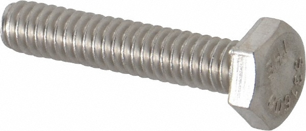 Value Collection 5701 1/4-20 UNC, 1-1/4" Length Under Head Hex Head Cap Screw Image
