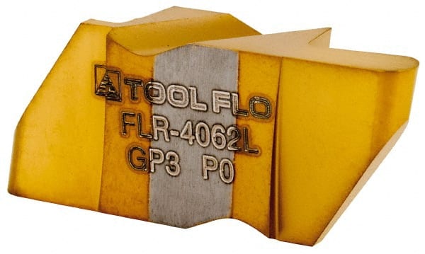 Tool-Flo 594062LJ5R Grooving Insert: FLR4062 GP3, Solid Carbide 
