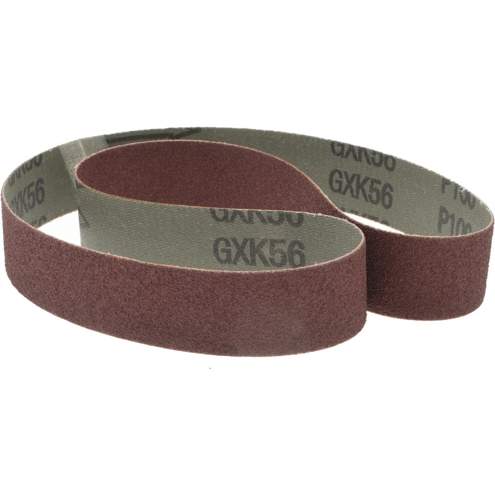 TruMaxx Abrasive Belt 1" Wide, 30" OAL, 100 Grit, Aluminum Oxide MSC Industrial Supply Co.