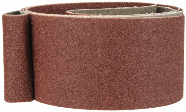 Abrasive Belt: 2" Wide, 72" Long, 120 Grit, Aluminum Oxide