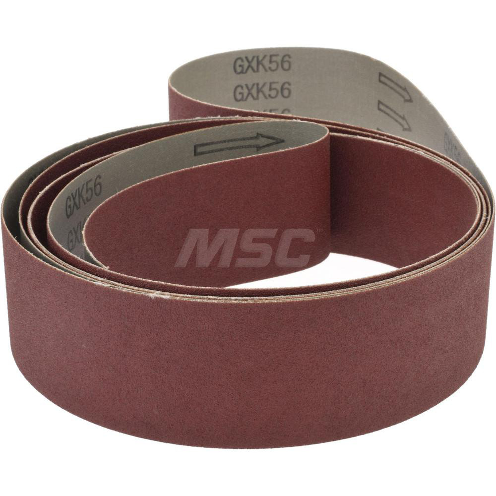 Abrasive Belt: 2" Wide, 132" Long, 120 Grit, Aluminum Oxide