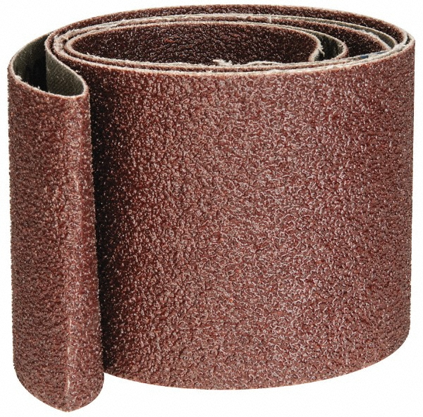 Abrasive Belt: 2-1/2" Wide, 48" Long, 60 Grit, Aluminum Oxide