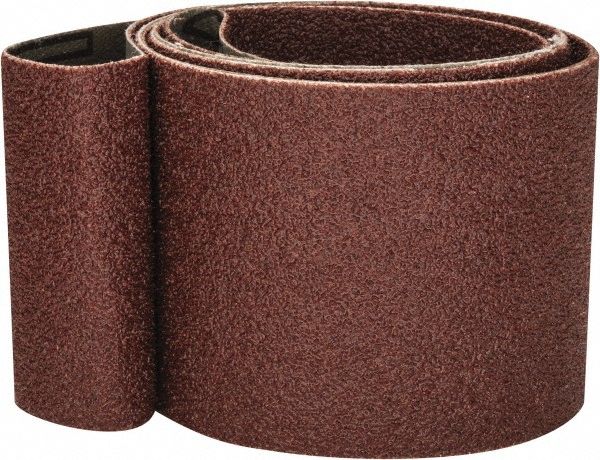 Abrasive Belt: 2-1/2" Wide, 60" Long, 60 Grit, Aluminum Oxide