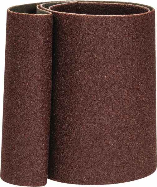 Abrasive Belt: 3" Wide, 21" Long, 100 Grit, Aluminum Oxide