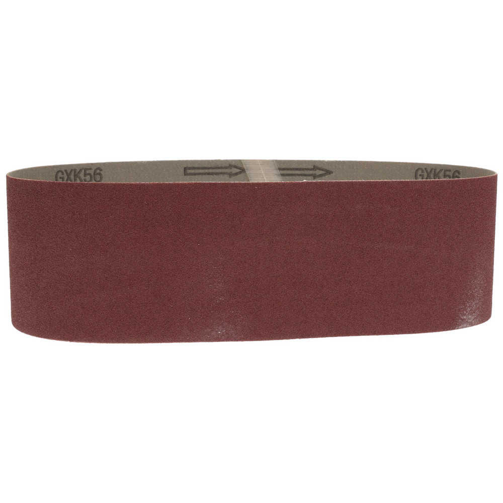 Abrasive Belt: 3" Wide, 24" Long, 120 Grit, Aluminum Oxide