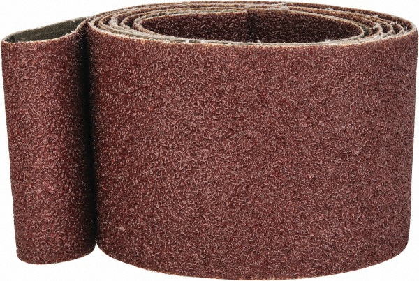 Abrasive Belt: 3" Wide, 132" Long, 40 Grit, Aluminum Oxide