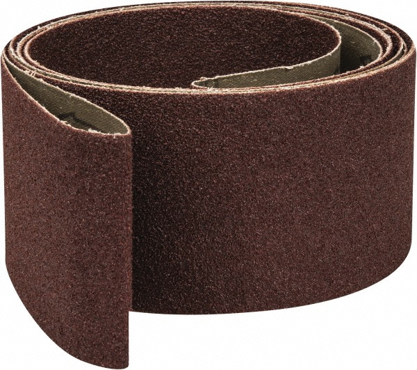 Abrasive Belt: 3" Wide, 132" Long, 60 Grit, Aluminum Oxide