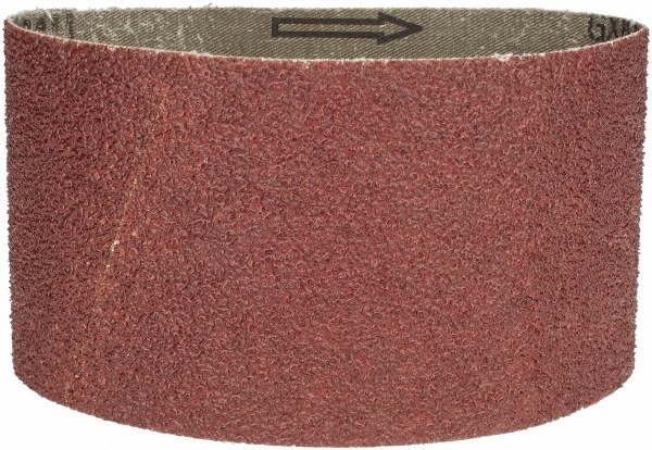 Abrasive Belt: 3-1/2" Wide, 15-1/2" Long, 40 Grit, Aluminum Oxide