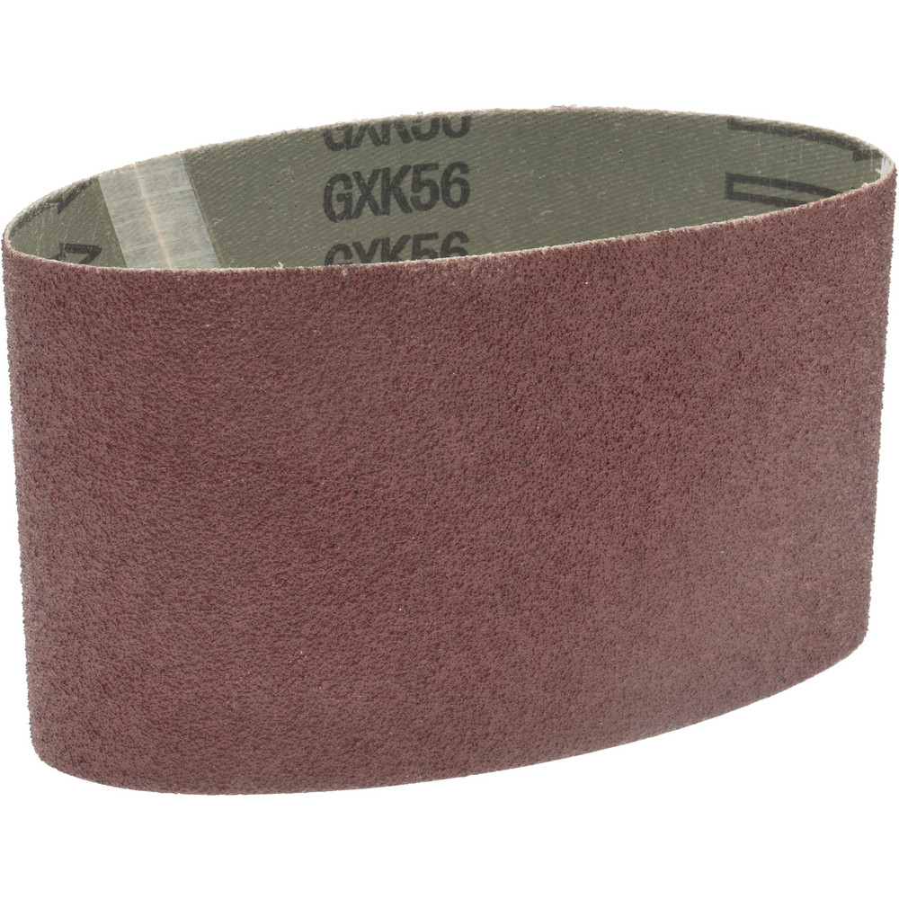 Abrasive Belt: 3-1/2" Wide, 15-1/2" Long, 80 Grit, Aluminum Oxide