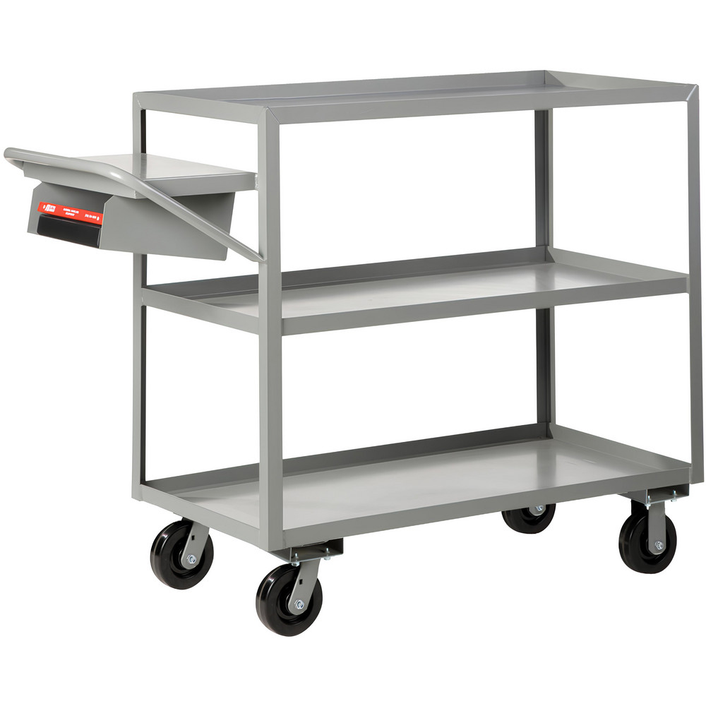Little Giant® Order Picking Utility Cart 64" Long, 24" Wide, Steel, 3600 lb Capacity, Gray