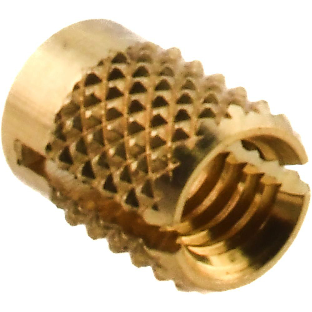 E-Z LOK 8-32 UNC Die Cast Zinc Hex Drive Threaded Inserts For Wood (from LilParts)
