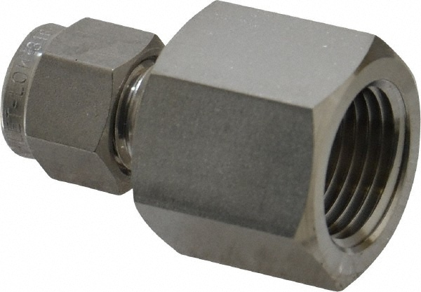 Ham-Let 3001790 Compression Tube Connector: 3/8" Thread, Compression x FNPT Image