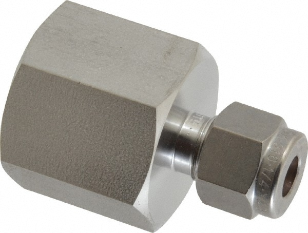 Ham-Let 3001791 Compression Tube Connector: 1/2" Thread, Compression x FNPT Image